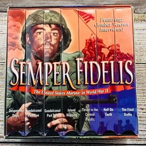Semper Fidelis‎ [VHS Box Set] WWII Combat Veteran Interviews 7-Tape